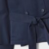 Manteau court fluide avec ceinture Manteau court fluide avec ceinture