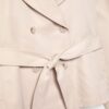 Manteau court fluide avec ceinture