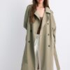 Manteau de trench long et fluide Manteau de trench long et fluide