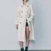 Manteau de trench long et fluide Manteau de trench long et fluide