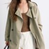 Manteau de trench long et fluide Manteau de trench long et fluide