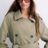 Manteau de trench long et fluide Manteau de trench long et fluide