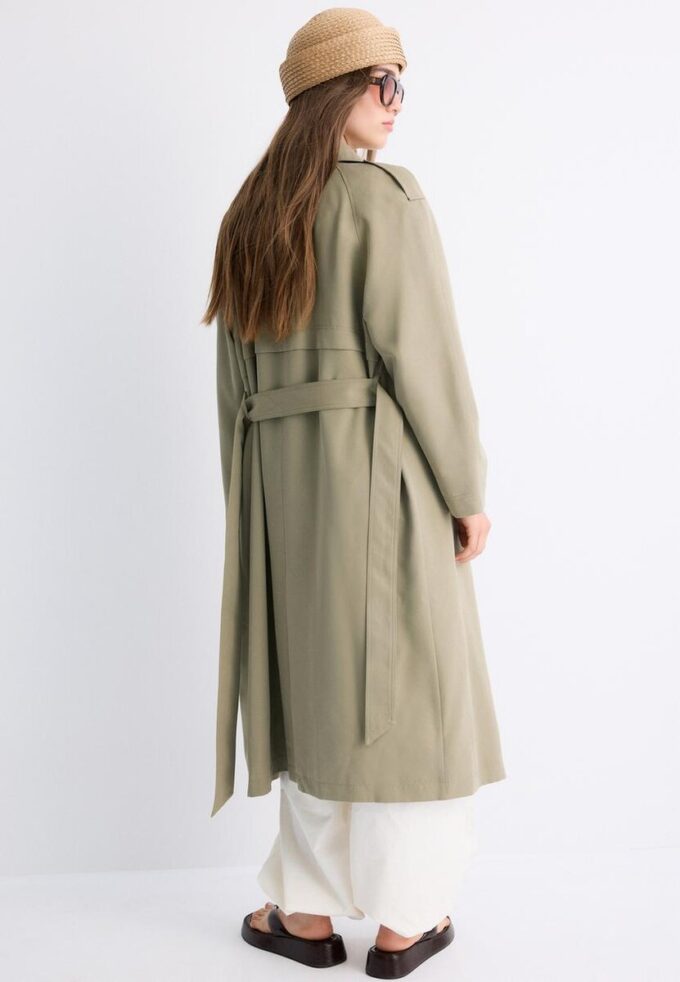 Manteau de trench long et fluide Manteau de trench long et fluide