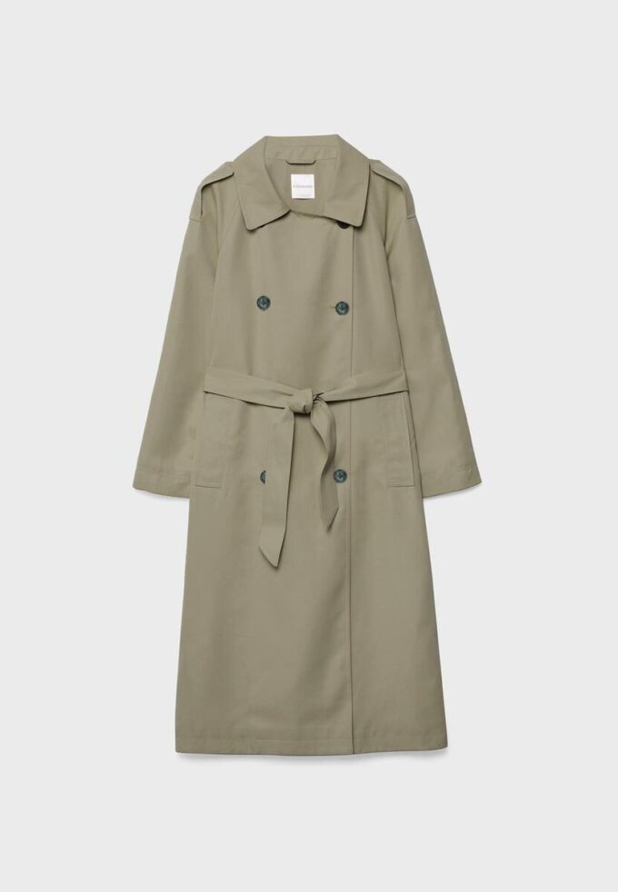 Manteau de trench long et fluide Manteau de trench long et fluide