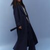 Manteau long avec ceinture Manteau long avec ceinture