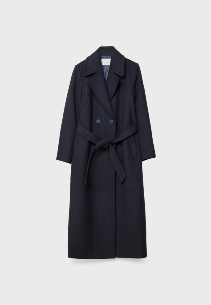 Manteau long avec ceinture Manteau long avec ceinture
