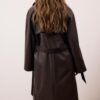 Manteau long en simili cuir Manteau long en simili cuir
