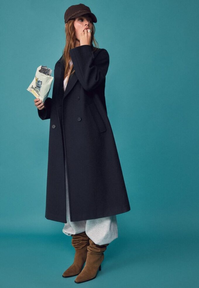 Manteau long Oversize au toucher doux