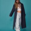 Manteau long Oversize au toucher doux