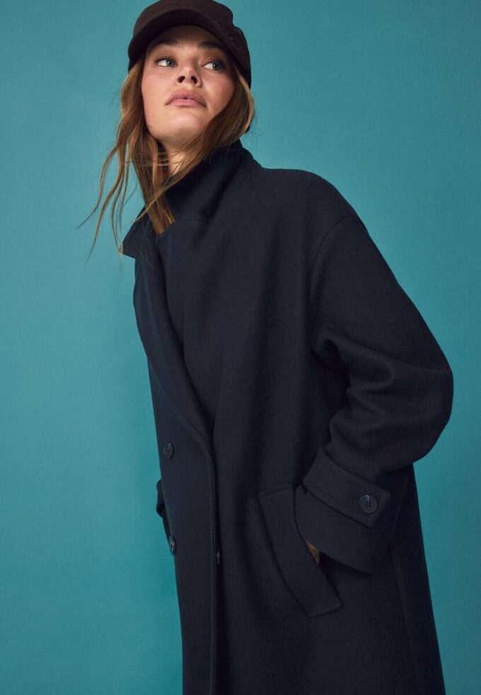 Manteau long Oversize au toucher doux