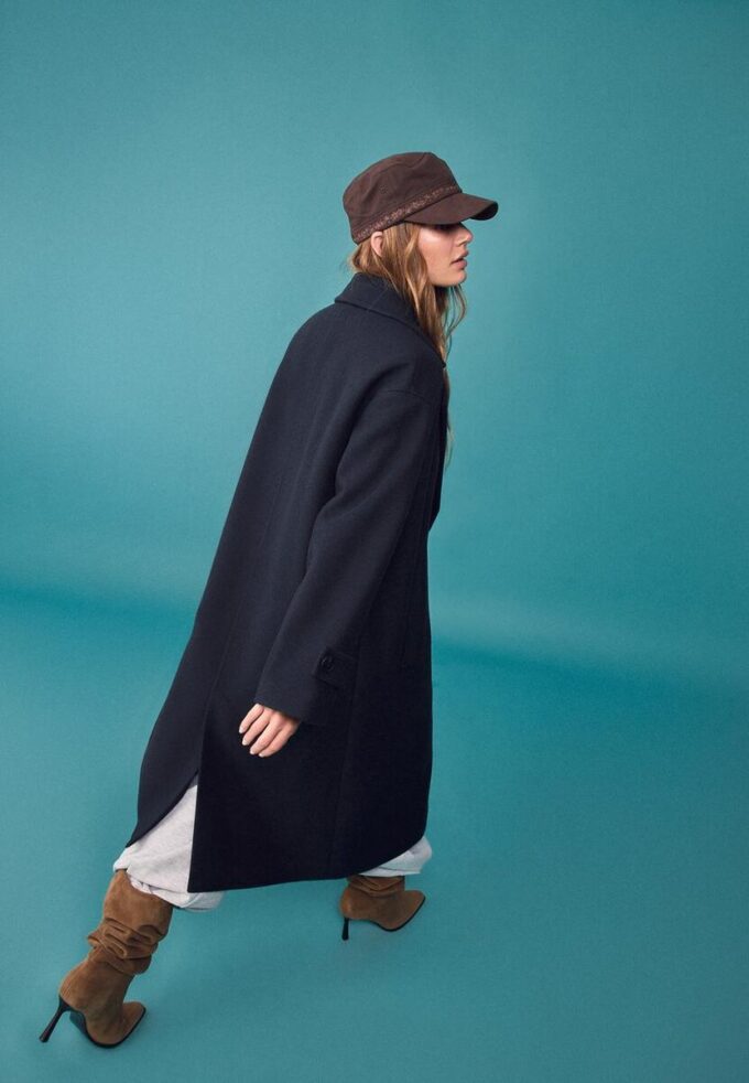 Manteau long Oversize au toucher doux