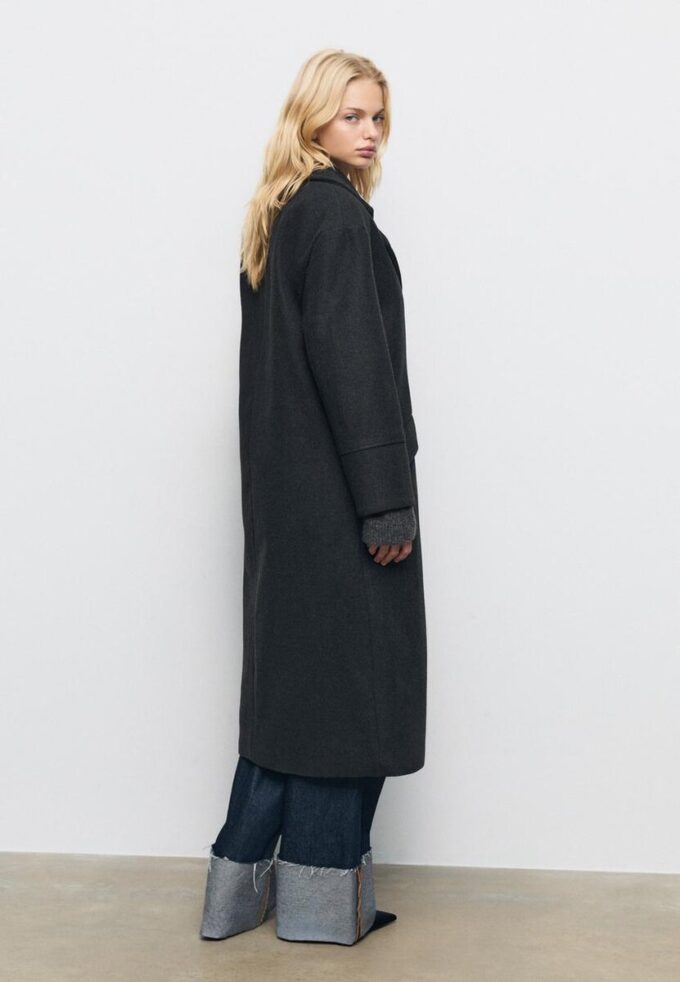 Manteau oversize au toucher doux