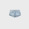 Micro-shorts en denim D76 Micro-shorts en denim D76