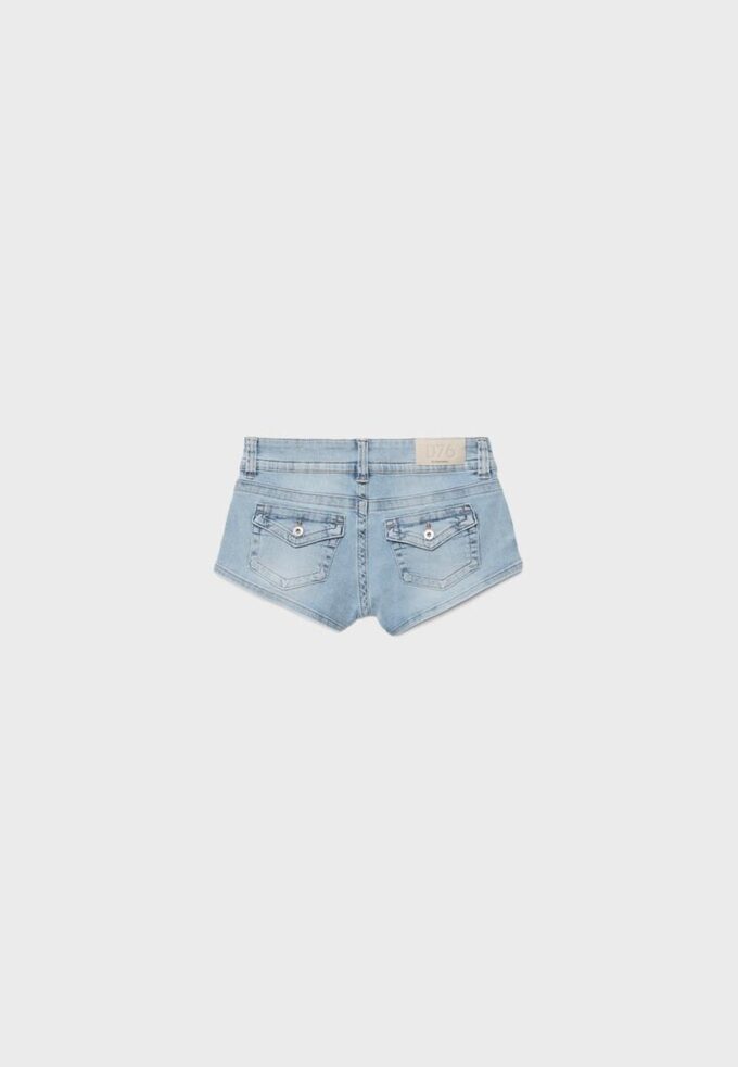 Micro-shorts en denim D76 Micro-shorts en denim D76