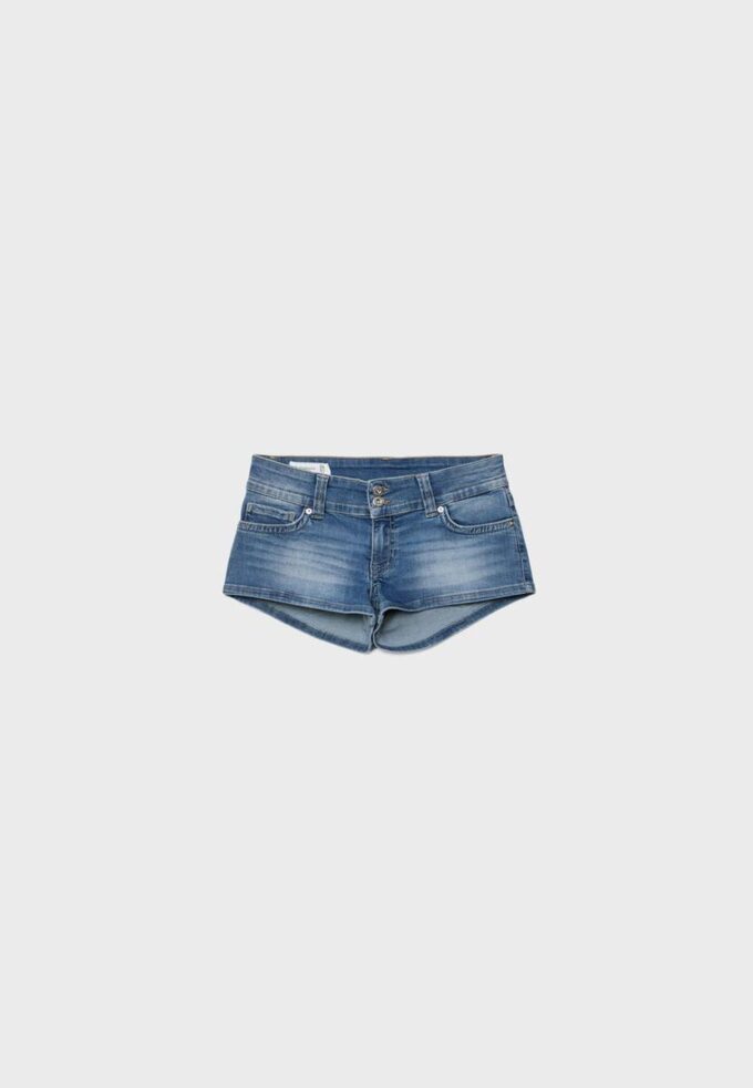 Micro-shorts en denim D76 Micro-shorts en denim D76