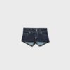 Micro-shorts en denim D76 Micro-shorts en denim D76