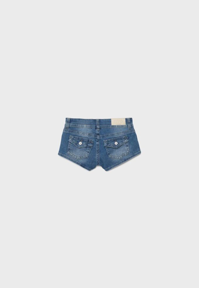 Micro-shorts en denim D76 Micro-shorts en denim D76