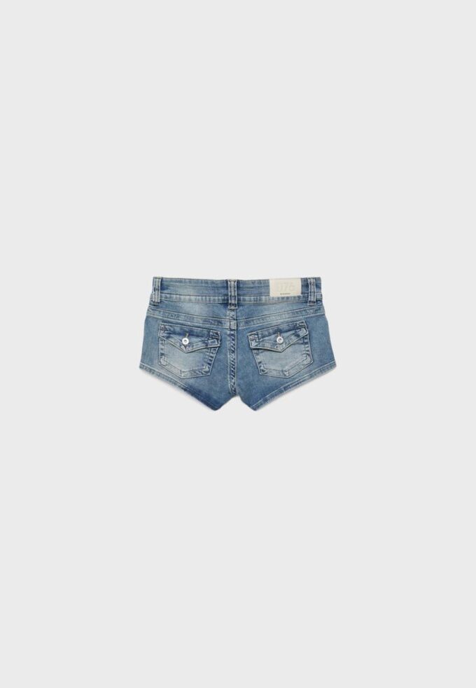 Micro-shorts en denim D76 Micro-shorts en denim D76