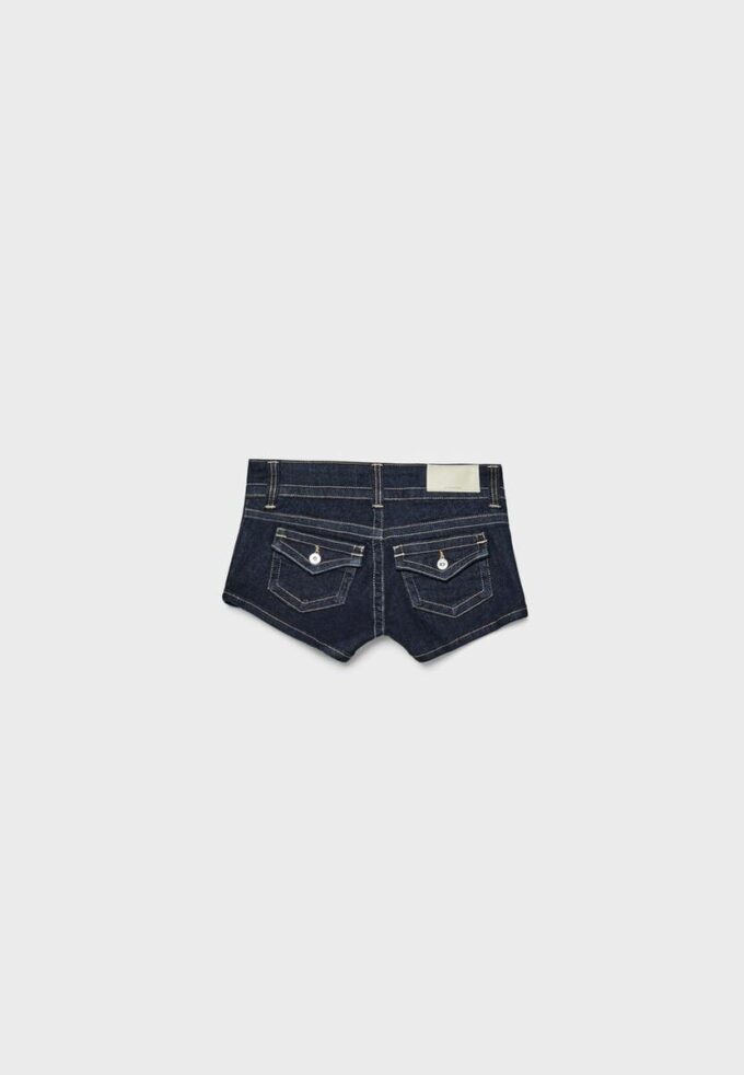 Micro-shorts en denim D76 Micro-shorts en denim D76