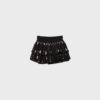 Mini-jupe brodée