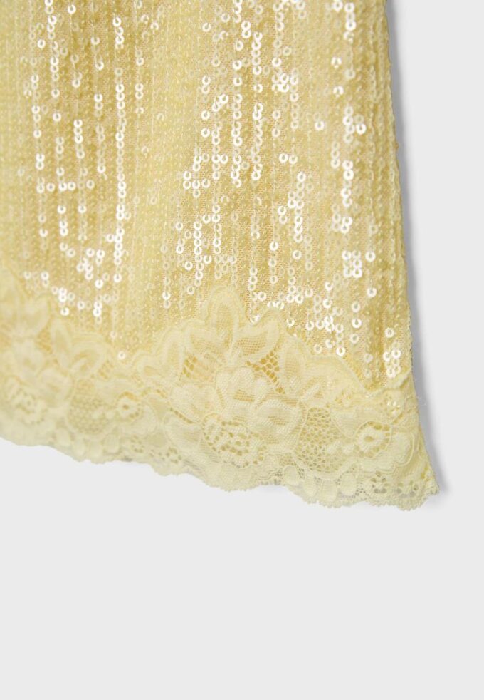 Mini-jupe à paillettes Mini-jupe à paillettes