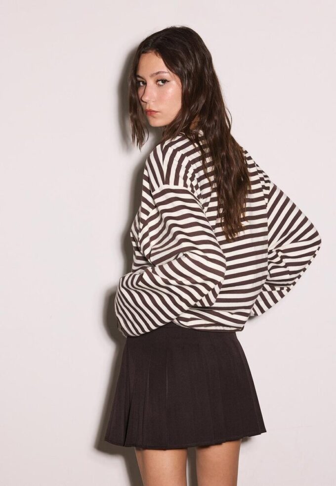 Mini-jupe à plis creux Mini-jupe à plis creux