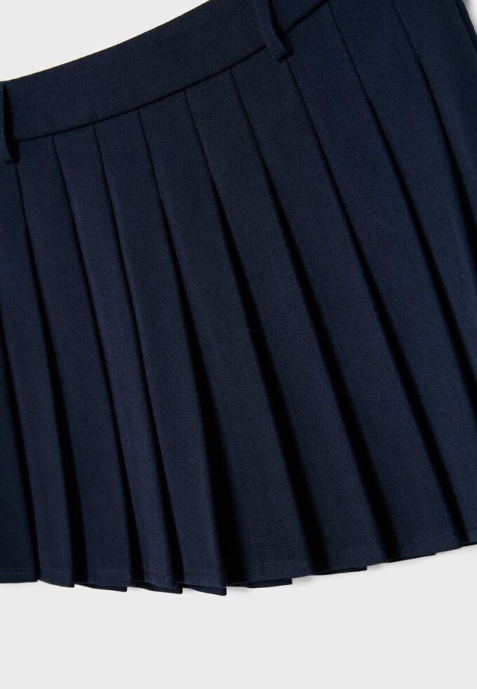 Mini-jupe à plis creux Mini-jupe à plis creux