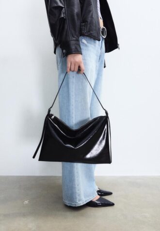 Mini sac à bandoulière Toucher doux avec fermetures éclair