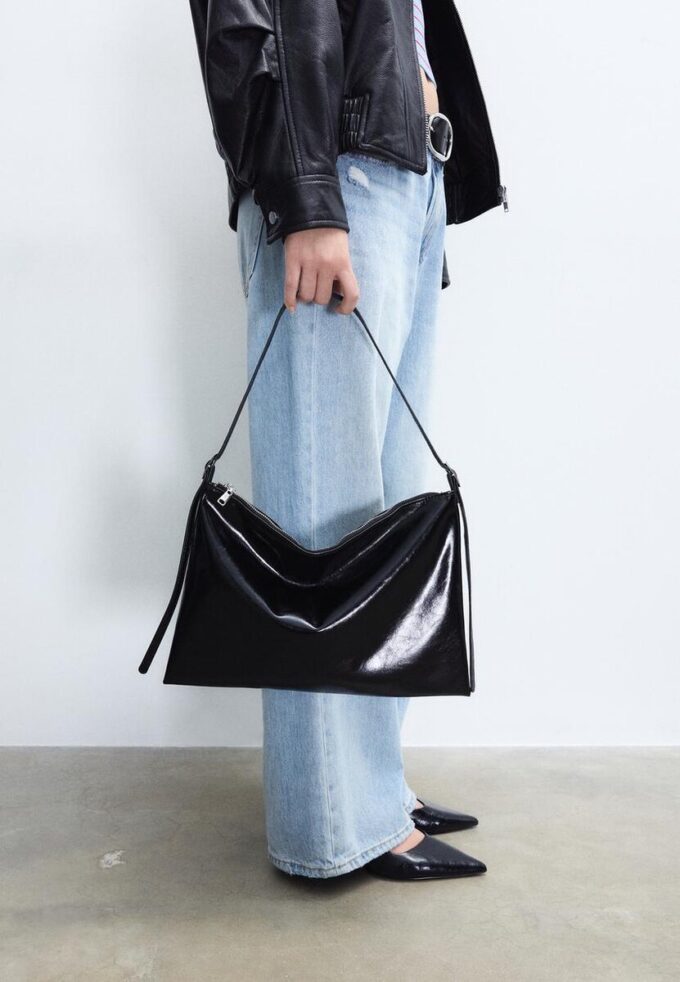 Mini sac à bandoulière Toucher doux avec fermetures éclair