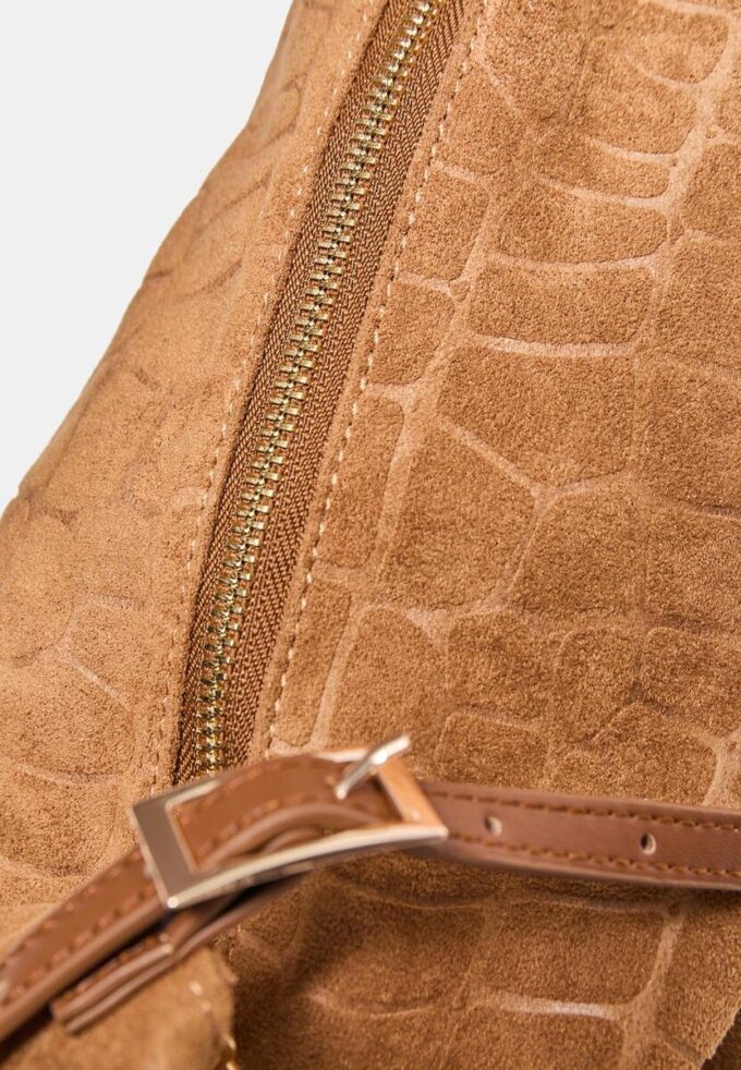 Mini sac à bandoulière Toucher doux avec fermetures éclair Mini sac à bandoulière Toucher doux avec fermetures éclair