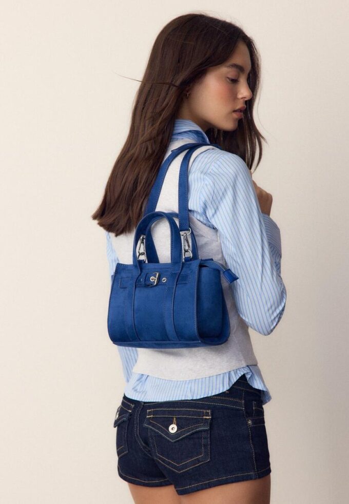 Mini sac fourre-tout avec boucle