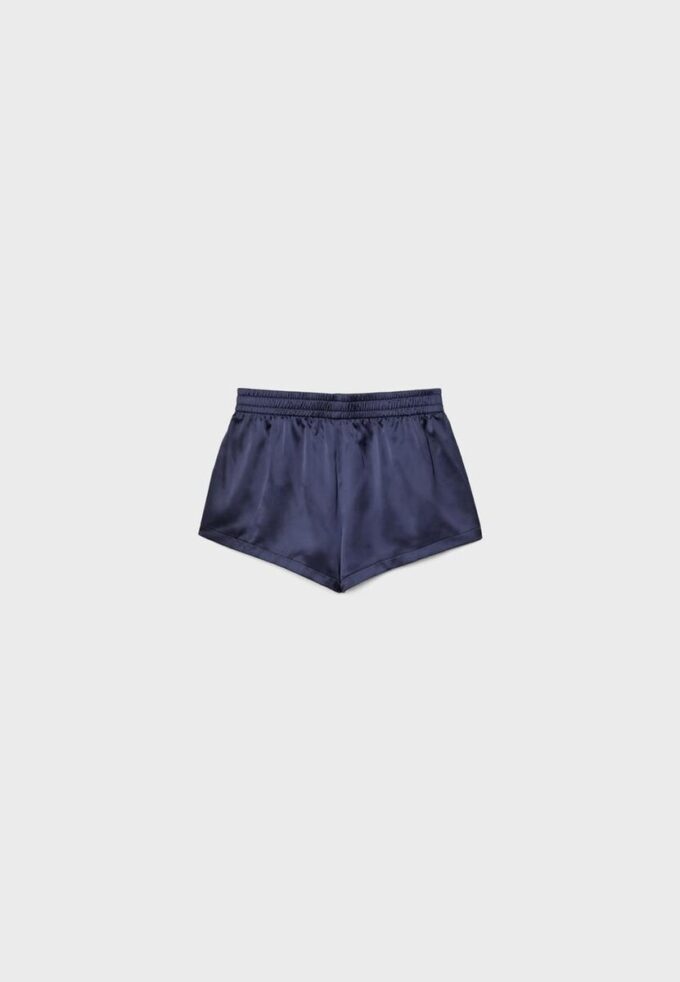 Mini-short effet satin