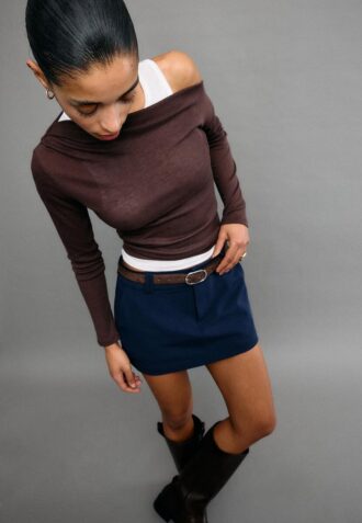 Mini-Skort avec ceinture