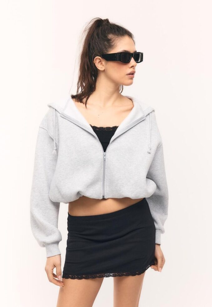 Mini-Skort à bordure en dentelle