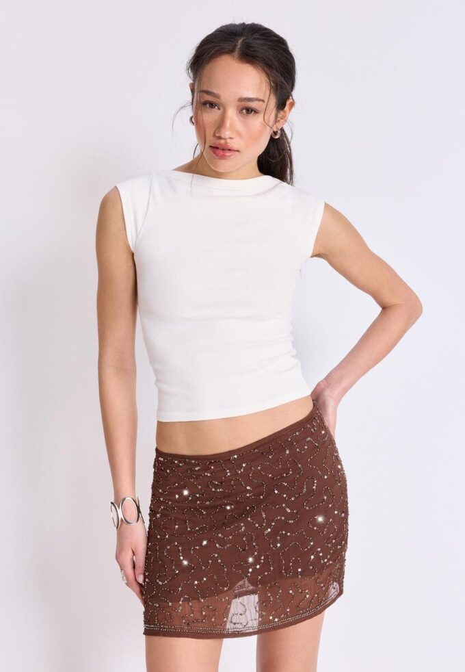 Mini-Skort brodée Mini-Skort brodée