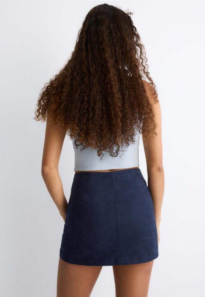 Mini-Skort en simili-suède Mini-Skort en simili-suède