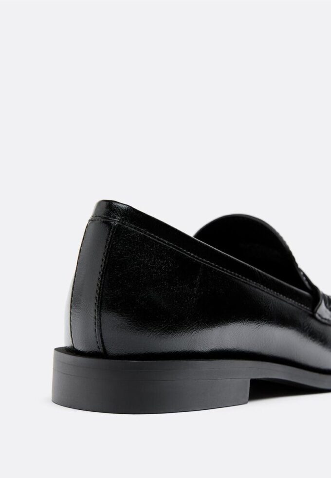 Mocassins effet cuir noirs Mocassins effet cuir noirs