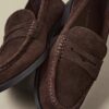 Mocassins en cuir marron Mocassins en cuir marron