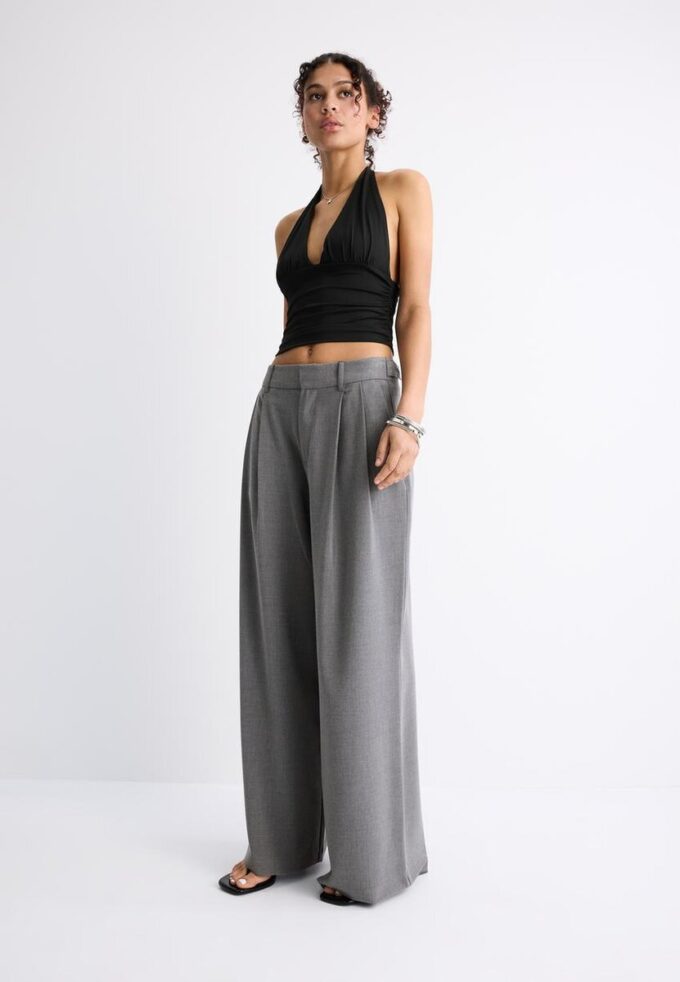 Pantalon ajustable à jambes ultra-larges