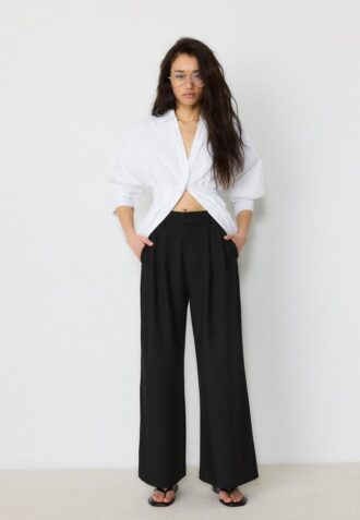 Pantalon ajustable à jambes ultra-larges