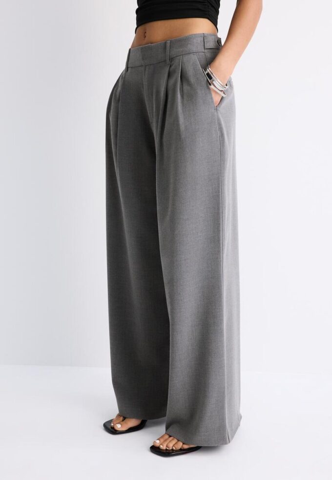 Pantalon ajustable à jambes ultra-larges