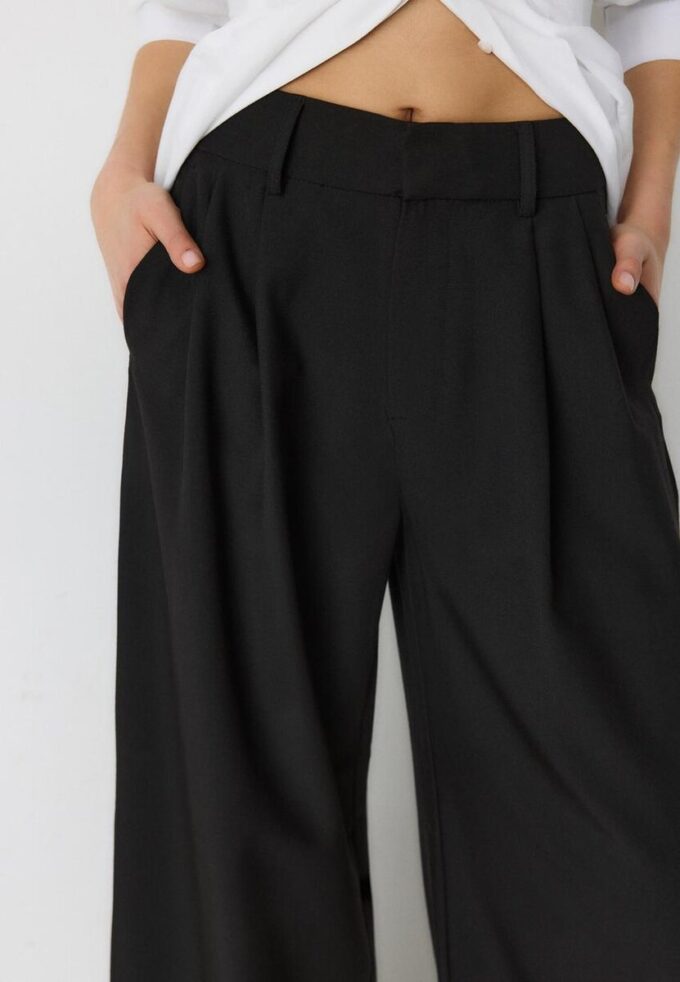 Pantalon ajustable à jambes ultra-larges