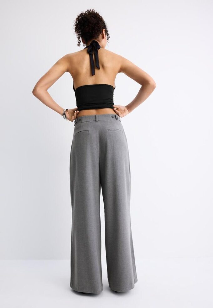 Pantalon ajustable à jambes ultra-larges