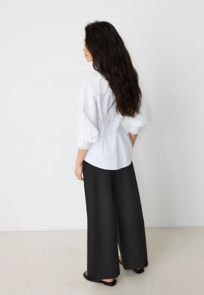 Pantalon ajustable à jambes ultra-larges