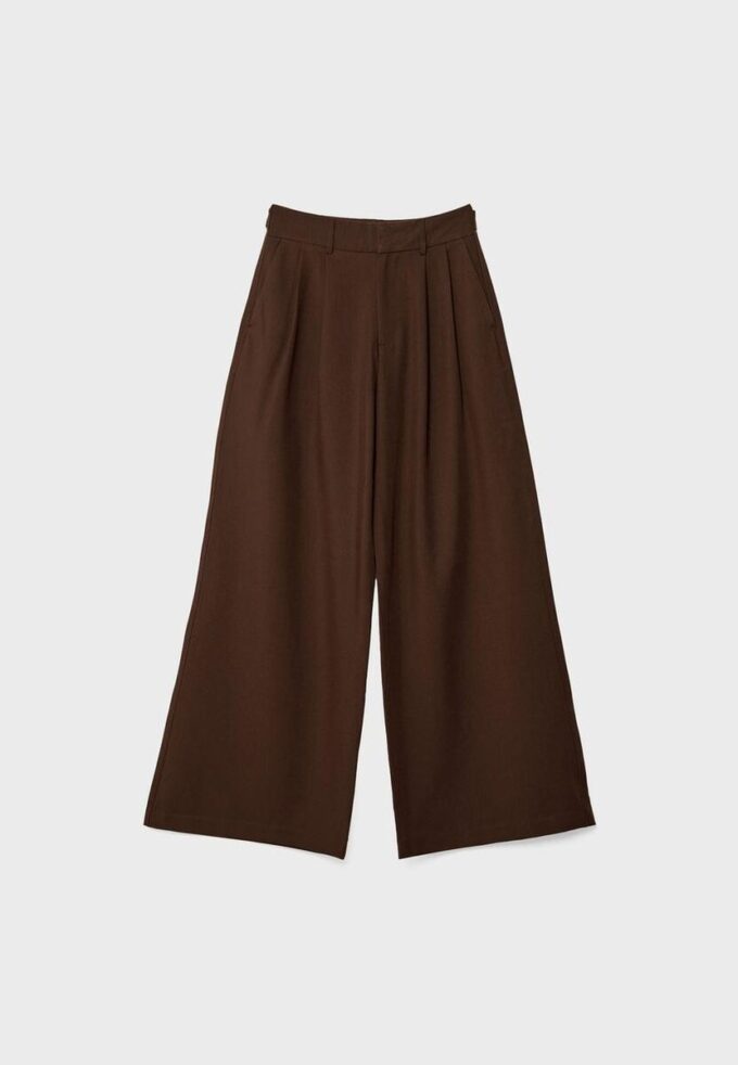 Pantalon ajustable à jambes ultra-larges