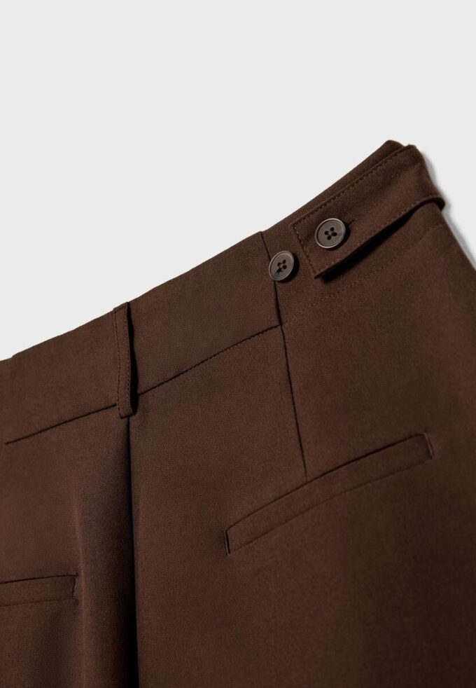 Pantalon ajustable à jambes ultra-larges