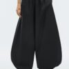 Pantalon ample en popeline
