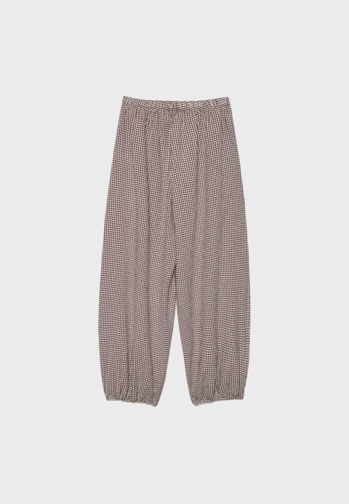 Pantalon ample en popeline