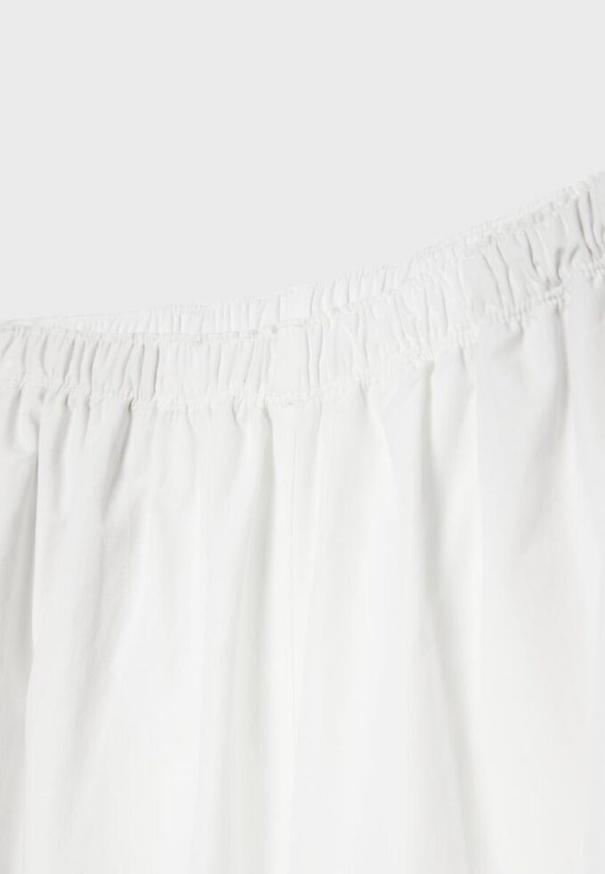 Pantalon ample en popeline