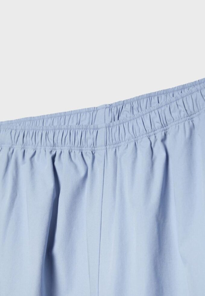 Pantalon ample en popeline